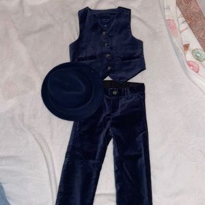 Janie & Jack Velvet Suit Set